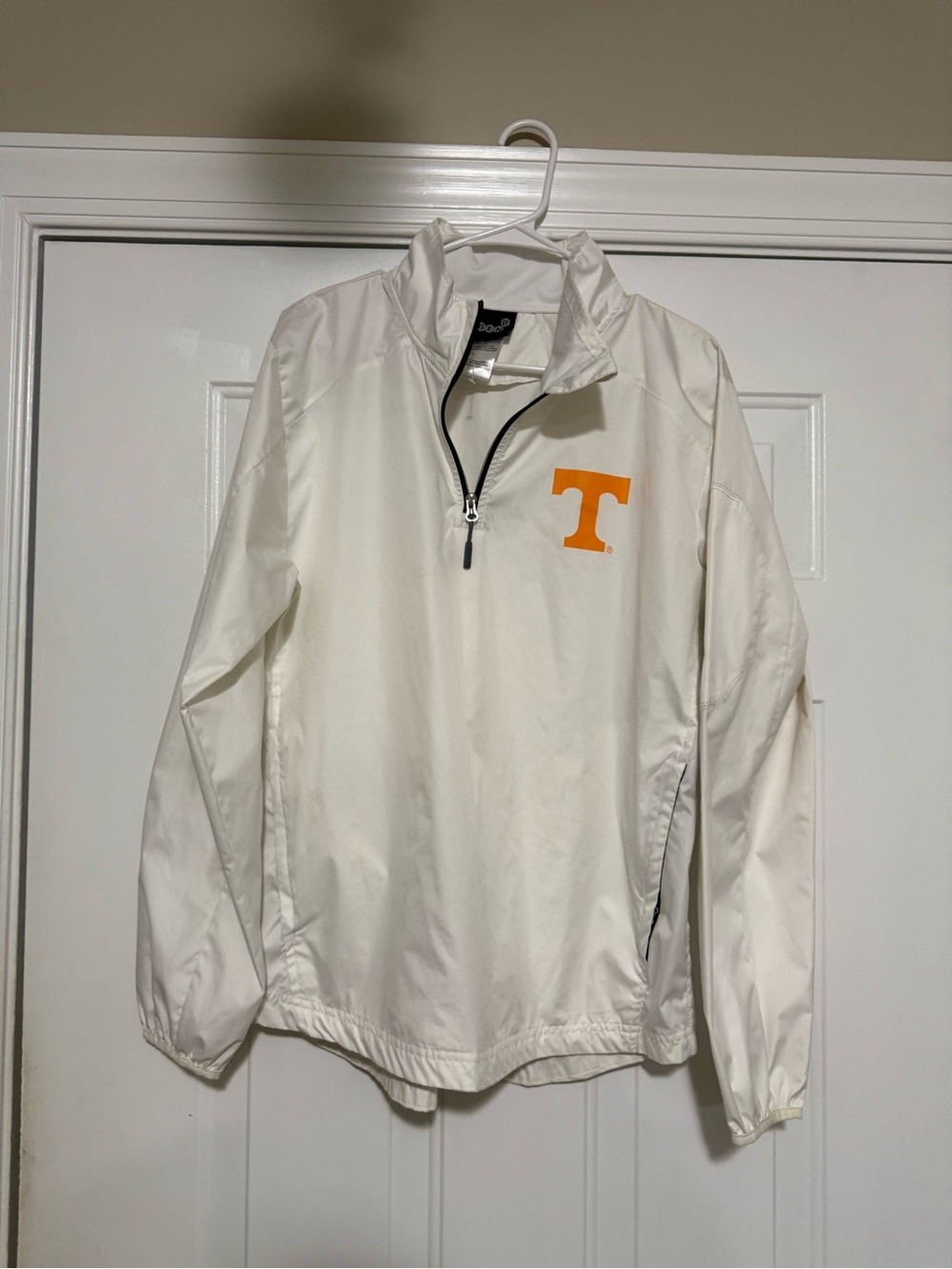 White Tennessee Volunteers Half Zip Pullover Jacket